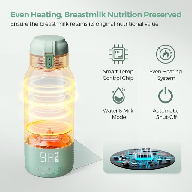 Thumbnail 5 de Momcozy Portable Milk Warmer 17 oz bottle warmer