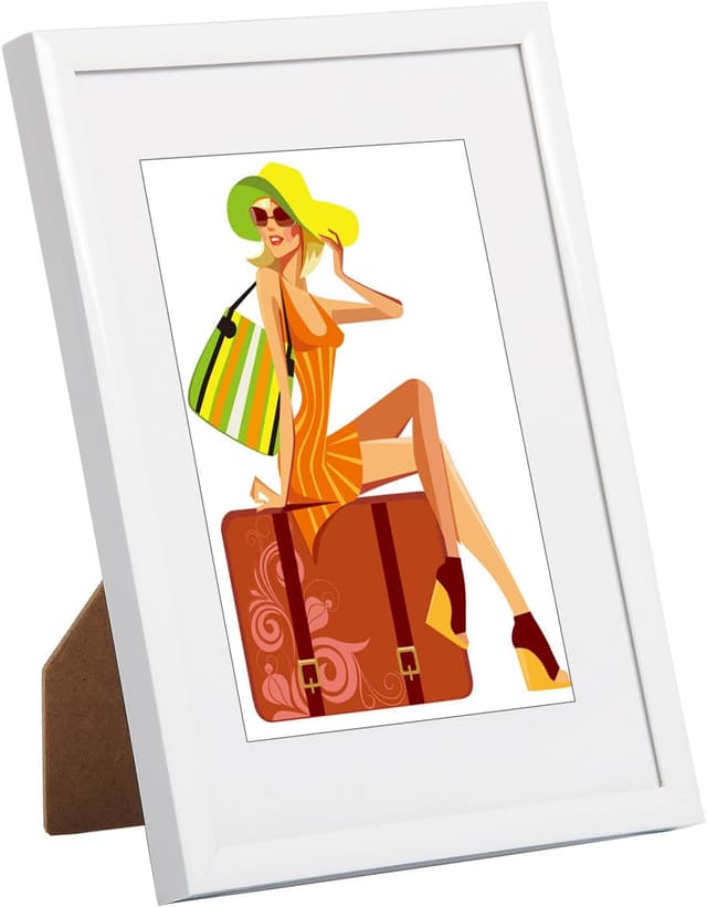 Thumbnail 4 de WOLTU Bilderrahmen 50x70 cm Weiß