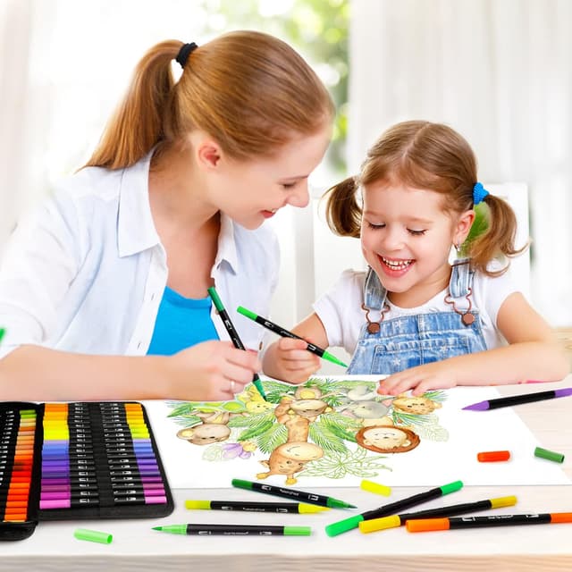 Thumbnail 5 de AFXXE Pennarelli lettering 120 colori 🎨