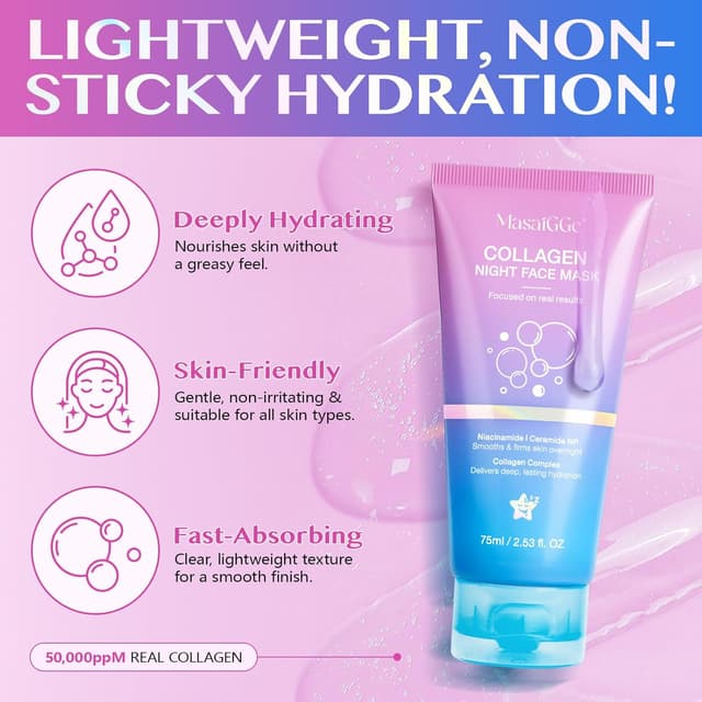 Thumbnail 1 de CFHQXSZ Collagen Night Wrapping Mask 15 ml