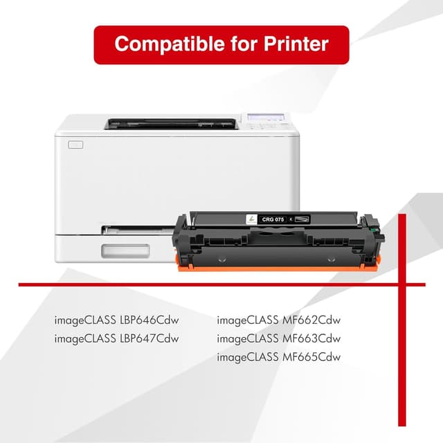 Detalle 2 de TRUE IMAGE 075 075H Toner Set for Canon Color ImageCLASS