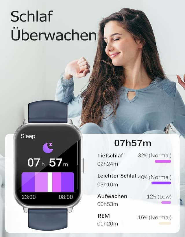 Thumbnail 4 de RUIMEN Smartwatch mit LTE‑Telefonfunktion