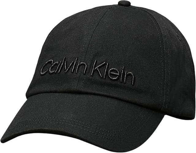 Detalle de Calvin Klein Gorra de Béisbol Embroidery Negra, Talla Única