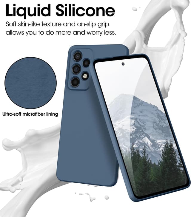 Thumbnail 1 de Kukiwhy Hülle für Samsung Galaxy A52S 5G/A52 Dunkel Blau