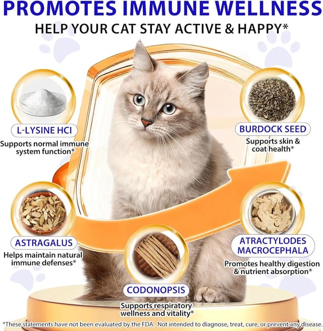 Thumbnail 5 de Goccia Lysin per gatti 60ml supporto immunitario