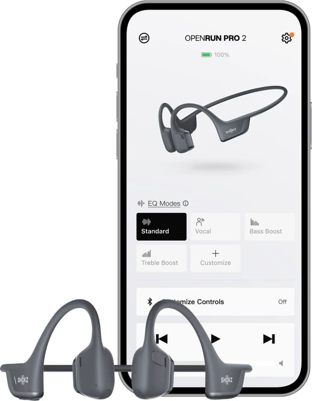 Detalle 2 de Shokz OpenRun Pro 2 Schwarz Knochenleitung