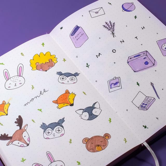 Detalle de Stationery Island Carnet A5 à points pointillés Berry – relié cartonné, 180 pages