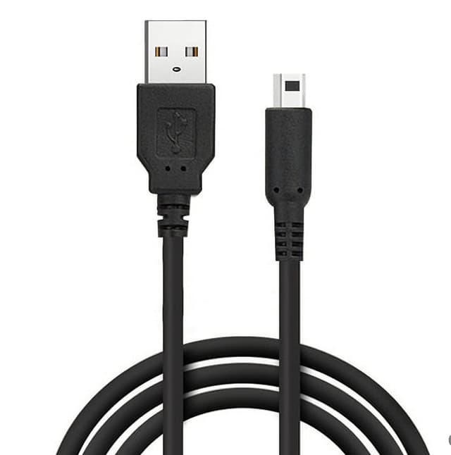 Detalle de BLKing 3DS/2DS/DSi charger cable (1.2m) – USB charging lead for Nintendo handhelds