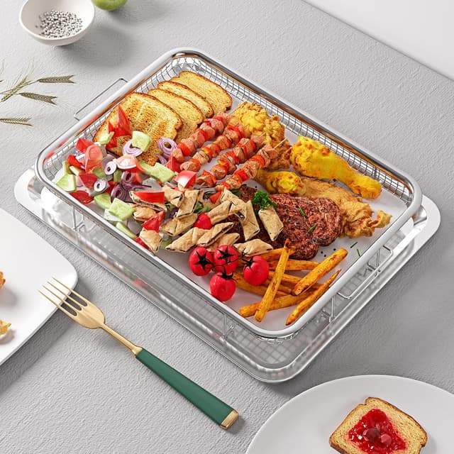 Thumbnail 5 de OPENICE Air Fryer Basket 15.6" x 11.6" 🍽