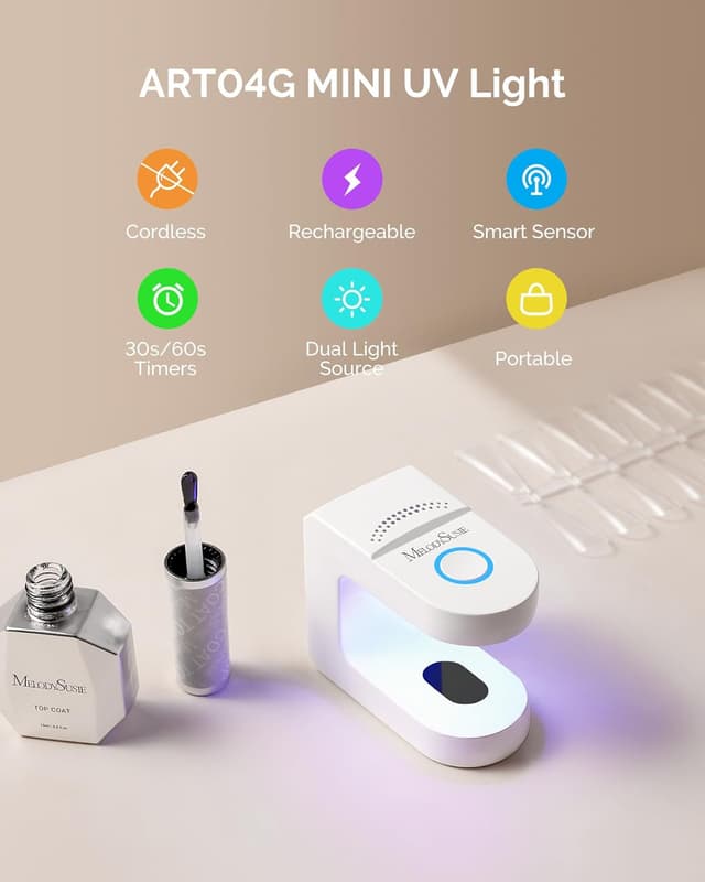 Thumbnail 4 de MelodySusie P-ART04G 4W Pocket UV Nail Lamp