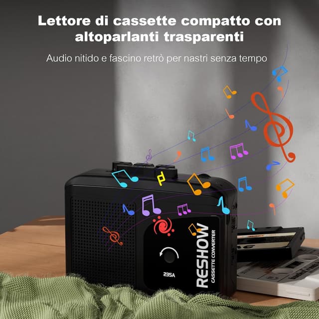 Thumbnail 4 de Reshow Lettore cassette portatile 1️⃣