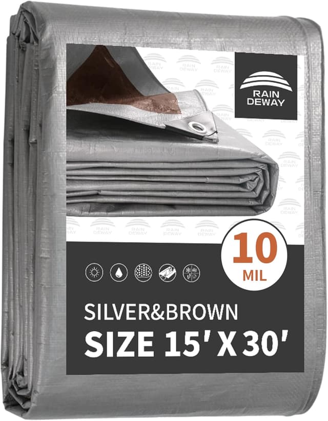 Imagen de RAINDEWAY Tarps 15x30 Heavy Duty Tarp ๐ en OfertitasTOP
