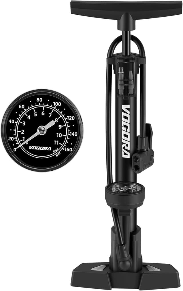 Thumbnail 6 de VOGORA Bike Pump with Pressure Gauge for All Bikes
