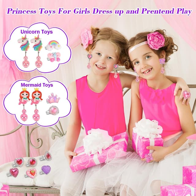 Thumbnail 2 de 34-Piece Kids Jewelry Set for Ages 3–8