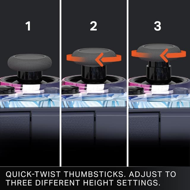 Detalle de PowerA Advantage Plus Wired Controller für Xbox Series X|S – Night Blossom (kabelgebunden)