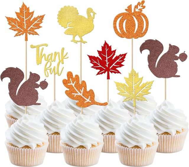 Imagen de Glitter cupcake toppers 24 pack en OfertitasTOP