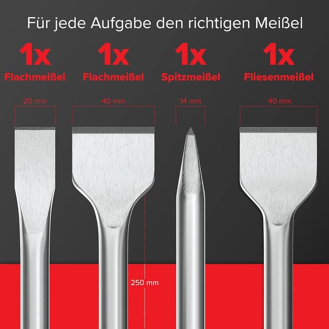 Thumbnail 2 de Betonbohrer SDS Plus Set 11 teilig 5–12 mm