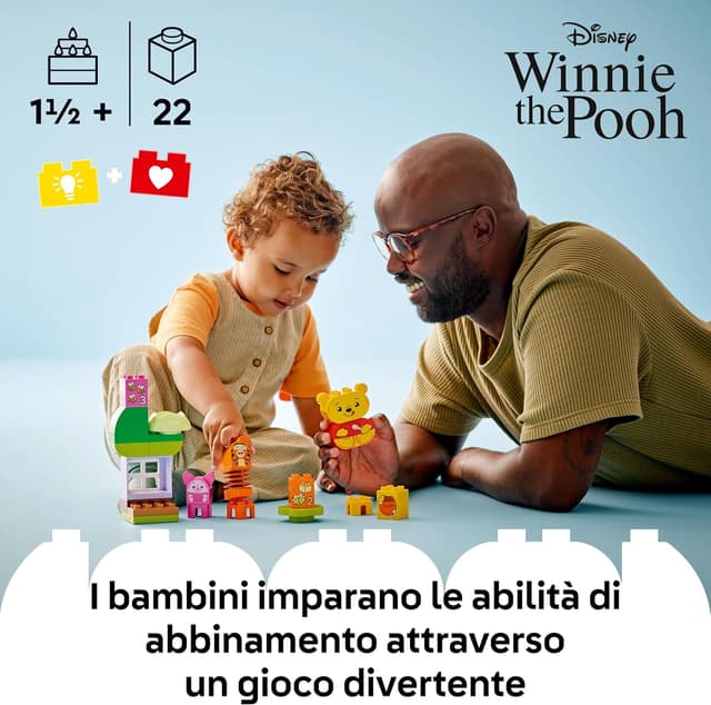 Detalle de LEGO DUPLO Winnie the Pooh 10457, motricità fine