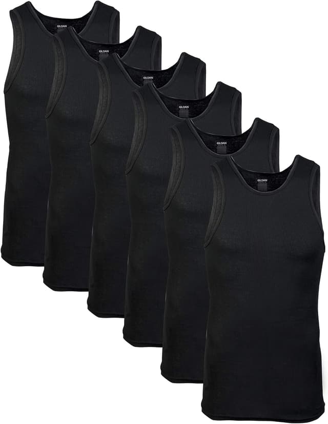 Thumbnail 6 de Gildan Men’s A-Shirts Tank Multipack keyword