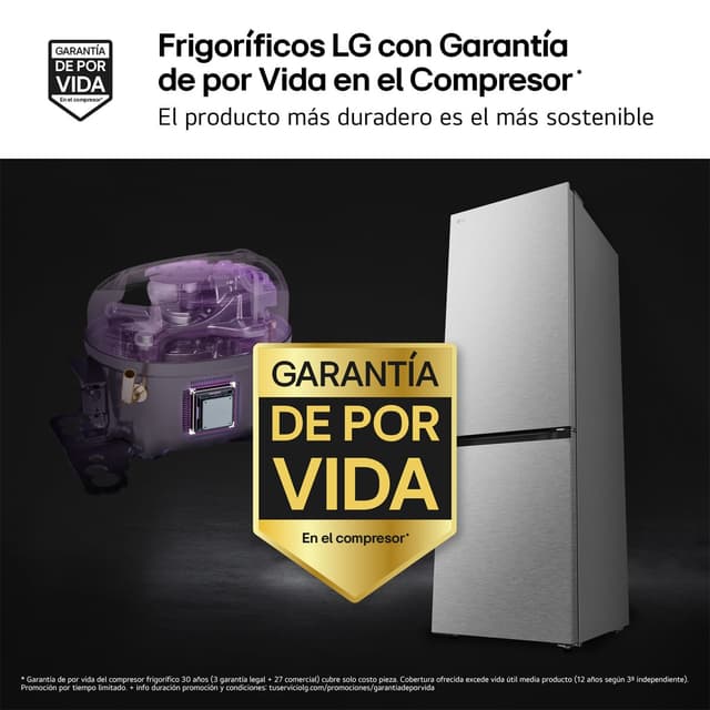 Detalle 2 de LG GBBS716AMB Frigorífico Combi con Door Cooling+