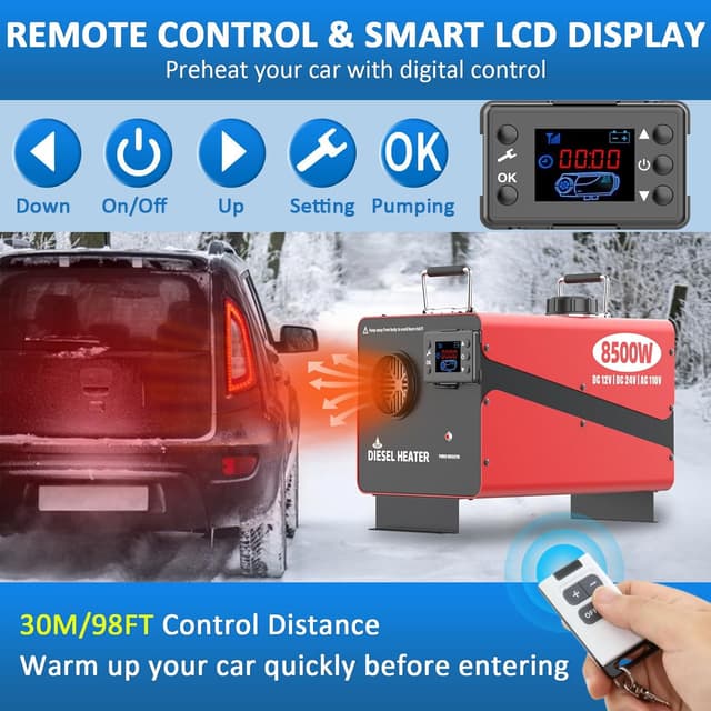 Thumbnail 4 de 8500W Diesel Heater 110V All-in-One Parking Heater