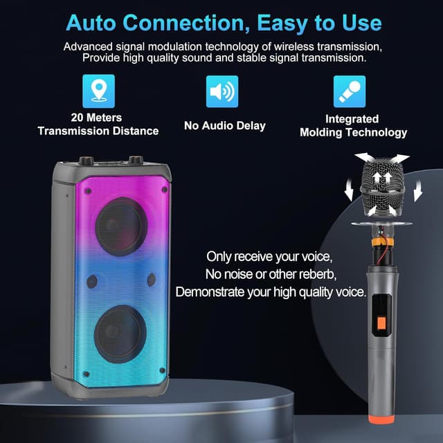 Thumbnail 4 de TAMPROAD 80W Bluetooth party speaker