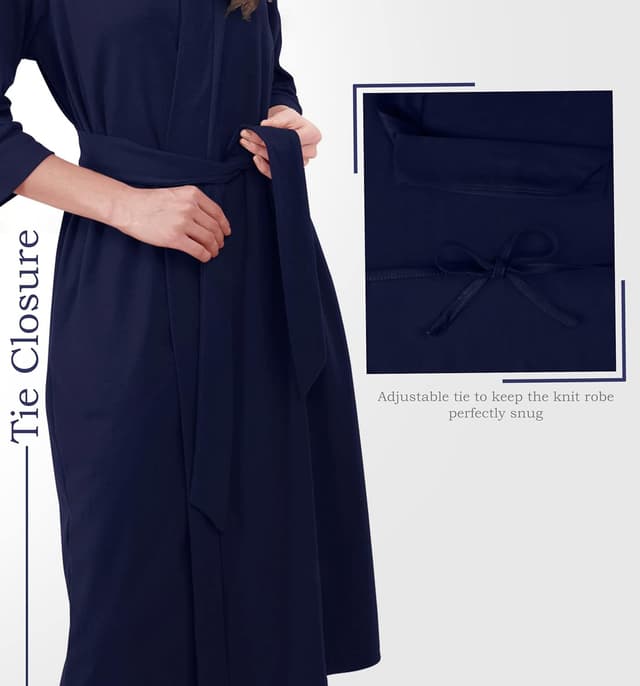 Thumbnail 4 de NY Threads Albornoz de Lujo en Punto de Algodón