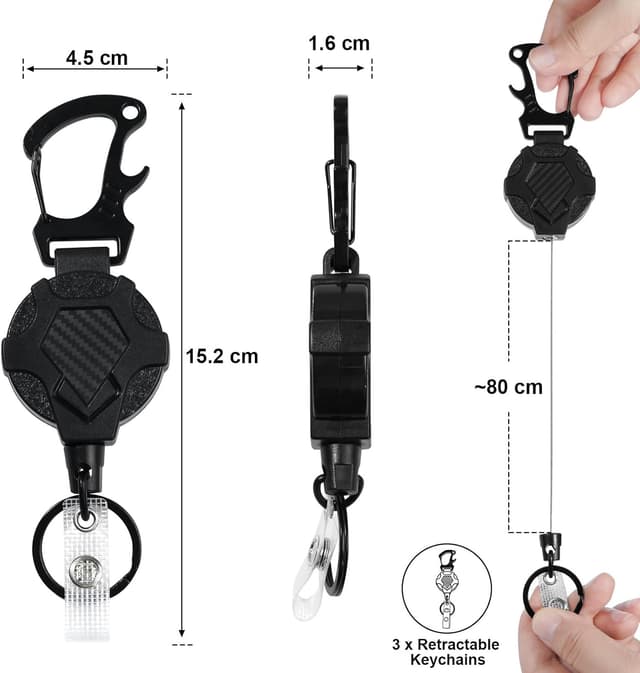 Thumbnail 6 de VINATO Portachiavi Retrattile con cavo 80 cm