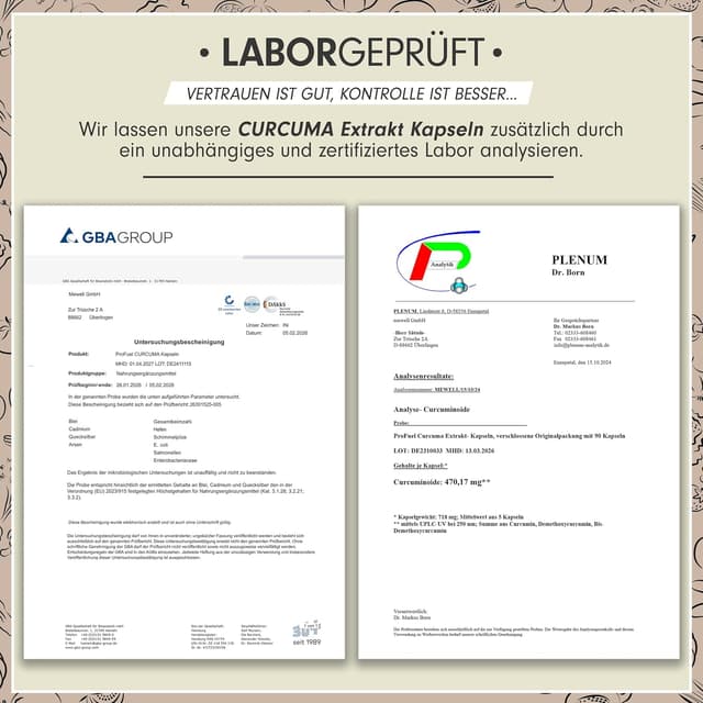 Thumbnail 4 de Kurkuma Kapseln 474 mg, 90 vegane Kapseln