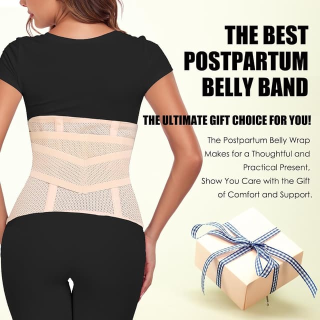 Thumbnail 5 de MAMODY Bauchband Nach Geburt Beige XXL