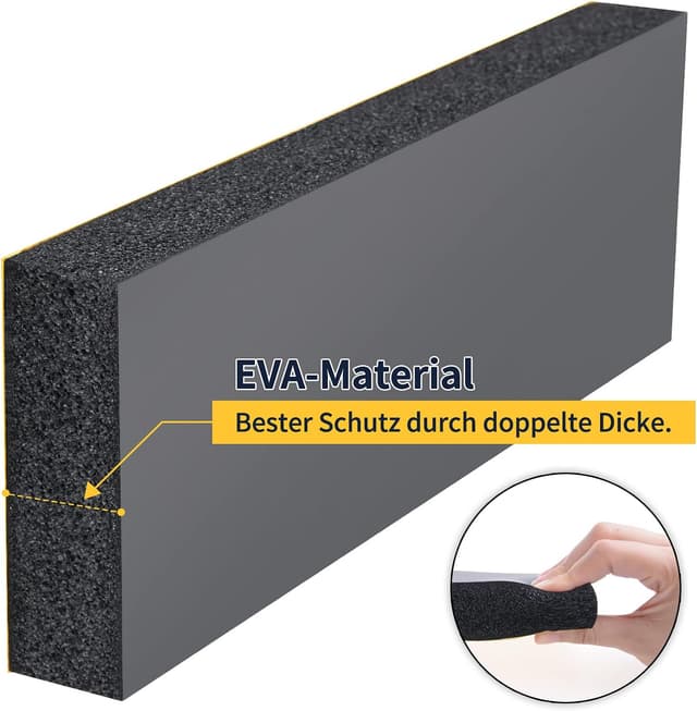 Thumbnail 5 de Garagen Wandschutz 4er Set Selbstklebend 30x10x3 cm