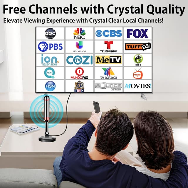 Detalle 2 de DTVSMARTSHOW HDTV 360° indoor antenna