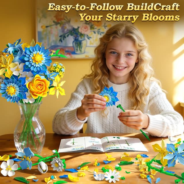 Thumbnail 5 de Flowers Building Sternenblüten Bauset 549 Teile