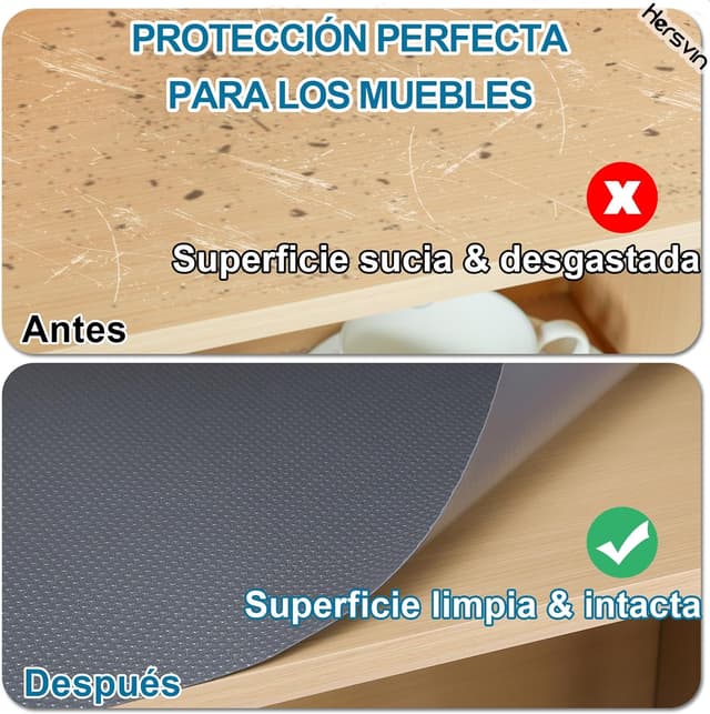 Thumbnail 6 de Hersvin Protector de Cocina 30cm x 300cm, EVA, Gris Oscuro 🛡