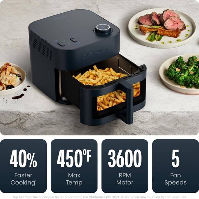 Detalle 2 de Chefman Crispinator 8 Qt air fryer