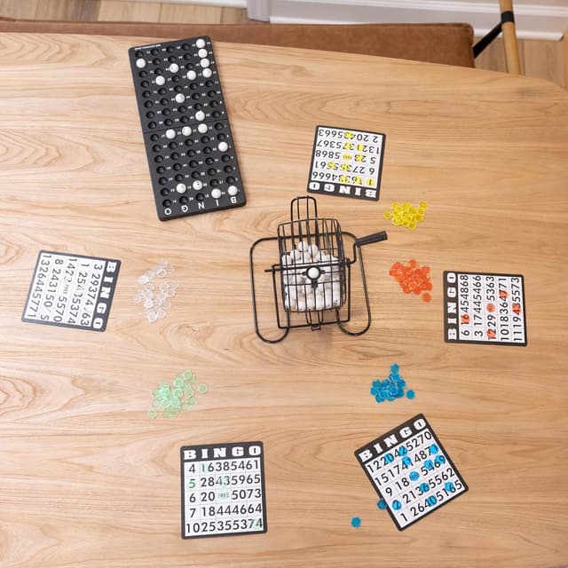 Detalle 2 de Elbow Room Games Rolling Cage Bingo Set 🎲