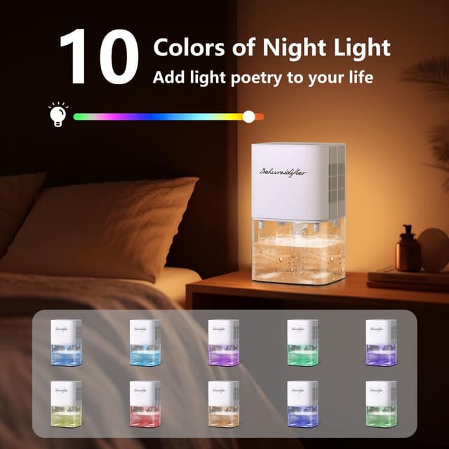 Thumbnail 4 de Small Dehumidifier 1800ML for 230 ft² 🏠