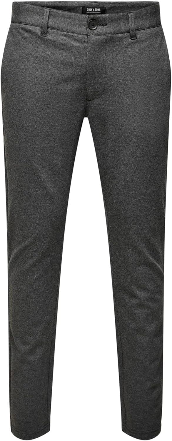 Detalle de Only & Sons Onsmark Tap Herringbone 2911 men’s trousers (herringbone pant)