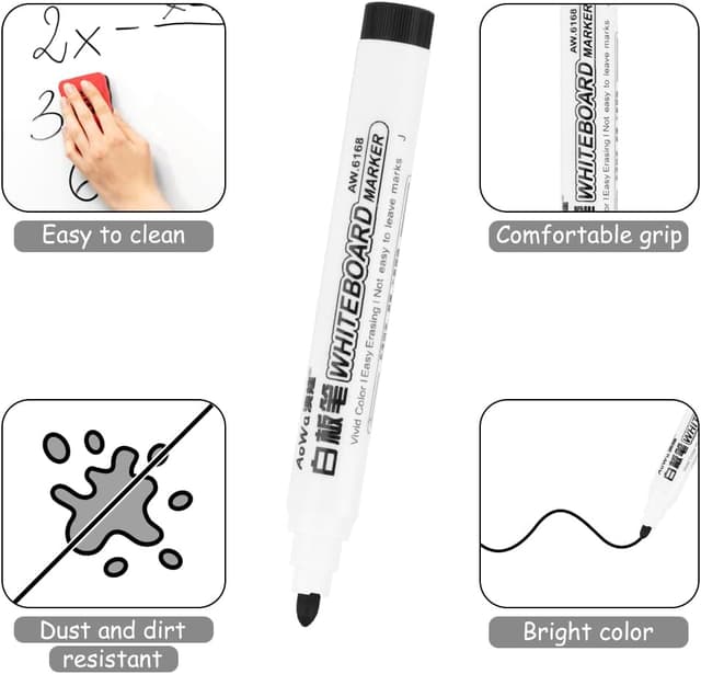 Thumbnail 2 de OFFCUP Feutres Tableau Blanc 8 pièces