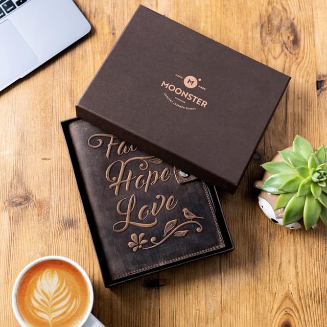 Thumbnail 4 de moonster® Cuaderno A5 Recargable Cuero genuino