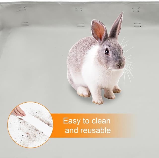 Detalle de XITVVyg washable guinea pig cage liners (waterproof PVC Oxford cloth) for C&C grids