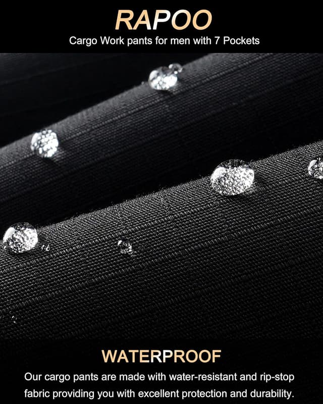 Detalle 2 de Ripstop Men's Tactical Cargo Pants 7-pocket