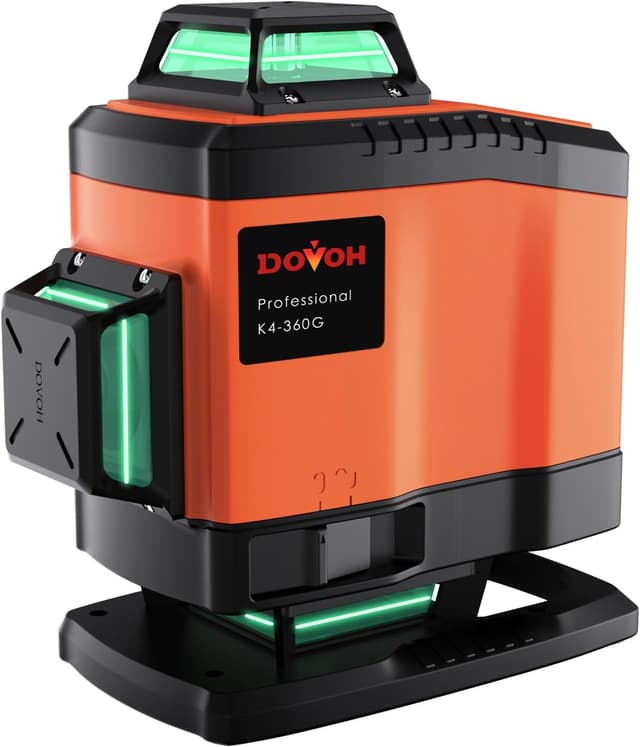 Detalle de DOVOH K4-360G 4D 16 Line Self-Levelling Laser Level (Green, 360°) with Rechargeable Batteries