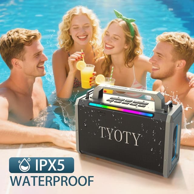 Detalle 1 de TYOTY Portable Bluetooth Speaker 80W
