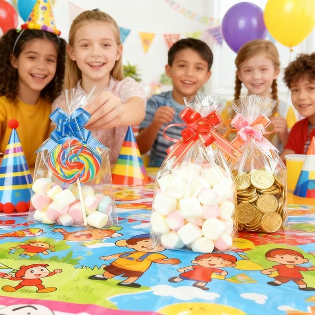 Detalle de AGOBUHE 50Pcs cellophane bags 8 x 12in