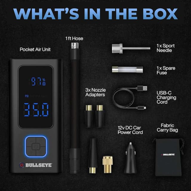 Thumbnail 4 de Bullseye POCKET AIR PRO Tire Inflator 150 PSI