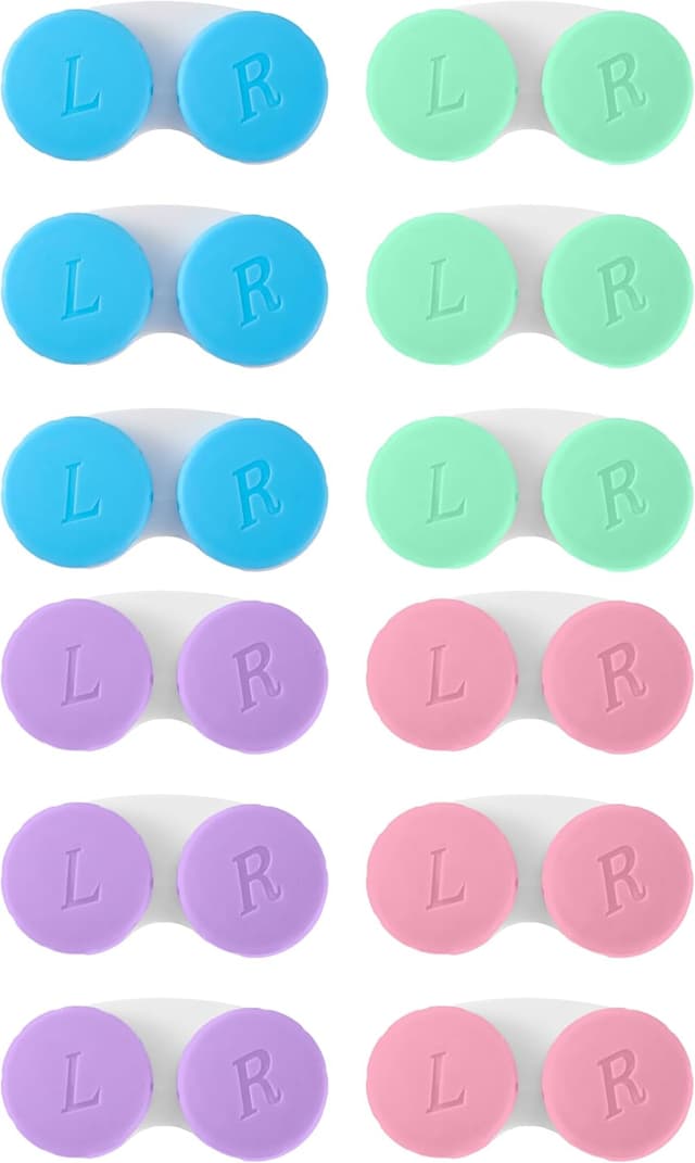 Thumbnail 6 de 12 pack contact lens cases, leak proof