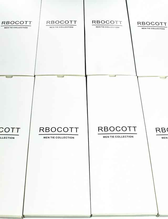 Detalle 2 de RBOCOTT Solid Color Tie 58" Necktie 👔