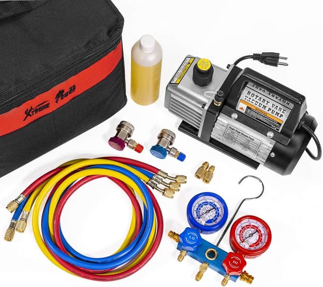 Detalle de XtremepowerUS HVAC Air Vacuum Pump 3 CFM 🛠