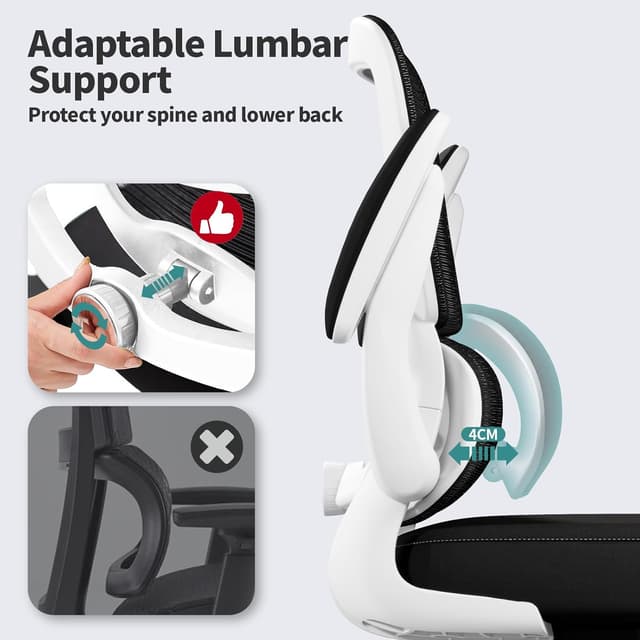 Thumbnail 3 de TRALT Office Chair Ergonomic Mesh Desk Chair